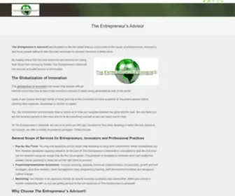 Theentrepreneursadvisor.com(The Entrepreneur's Advisor) Screenshot