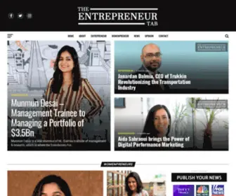 Theentrepreneurtab.com(The Entrepreneur Tab) Screenshot