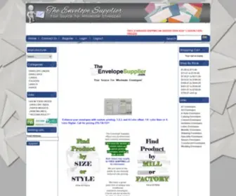 Theenvelopesupplier.com(The Envelope Supplier) Screenshot