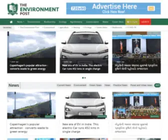 Theenvironmentpost.com(Think clean and go green) Screenshot