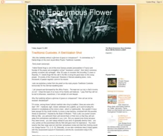 Theeponymousflower.com(The Eponymous Flower) Screenshot