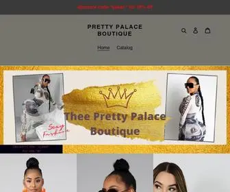 Theeprettypalaceboutique.com(Pretty Palace Boutique) Screenshot