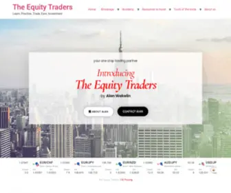 Theequitytraders.com(Learn Practice Trade Earn Invest) Screenshot