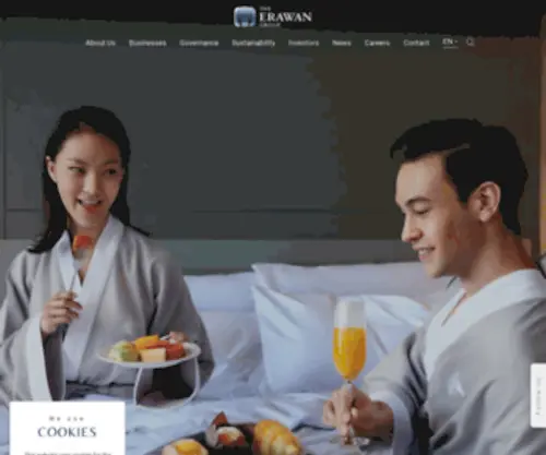 Theerawan.com(The Erawan Group) Screenshot