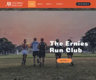 Theernies.com.au(The Ernies Run Club) Screenshot