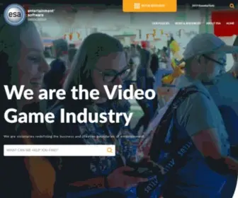 Theesa.com(Entertainment Software Association) Screenshot