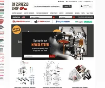 Theespressoshop.co.uk(We offer Quality Coffee Machines for both Commercial and Home Use) Screenshot