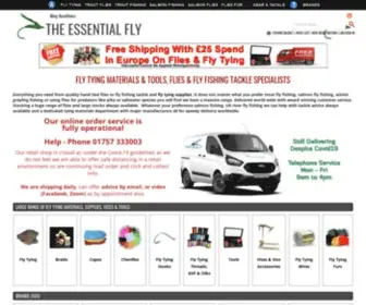 Theessentialfly.com(Fly Fishing Tackle & Fly Tying Materials Shop) Screenshot