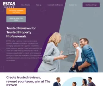Theestas.com(The Estate Agent of the Year Awards) Screenshot