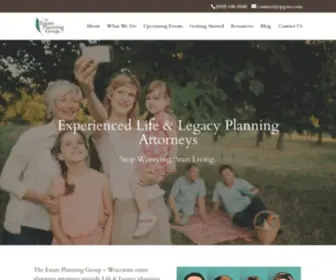 Theestateplanninggroup.com(The Estate Planning Group) Screenshot