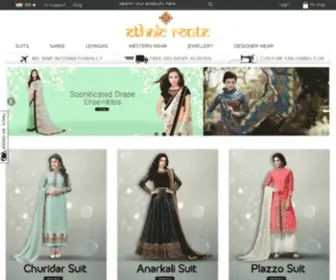 Theethnicroute.com(Shop Ethnic Wear Online at Ethnic Route) Screenshot