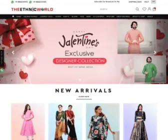 Theethnicworld.com(Wholesale indian women clothing) Screenshot