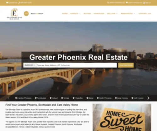 Theethridgeteam.com(Greater Phoenix Real Estate) Screenshot