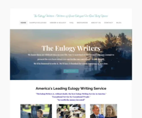 Theeulogywriters.com(The Eulogy Writers) Screenshot