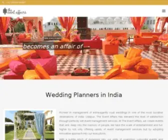 Theeventaffairs.com(The Event Affairs) Screenshot