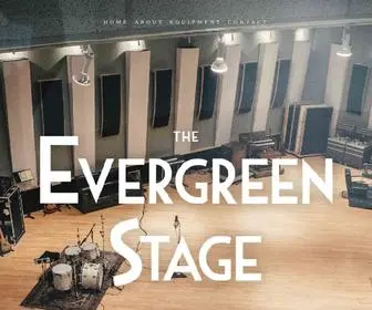 Theevergreenstage.com(The Evergreen Stage) Screenshot