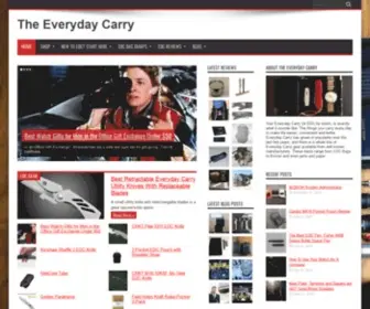 Theeverydaycarry.com(Everyday Carry) Screenshot