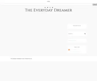 Theeverydaydreamer.com(The Everyday Dreamer) Screenshot