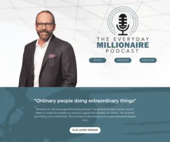 Theeverydaymillionaire.ca(The Everyday Millionaire Podcast) Screenshot