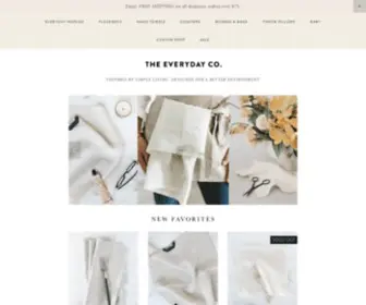 Theeverydaynapkin.co(The Everyday Co) Screenshot