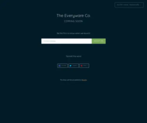 Theeveryware.com(The Everyware Co) Screenshot