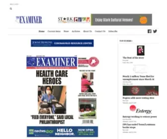 Theexaminer.com(Beaumont Examiner) Screenshot