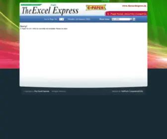 Theexcelexpress.in(Theexcelexpress) Screenshot