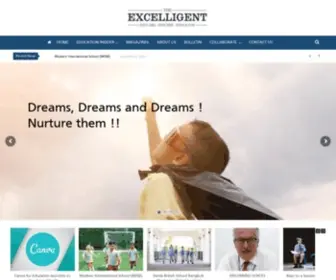 Theexcelligent.com(The Excelligent Education Magazines) Screenshot