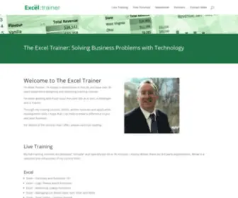 Theexceltrainer.co.uk(The Excel Trainer) Screenshot