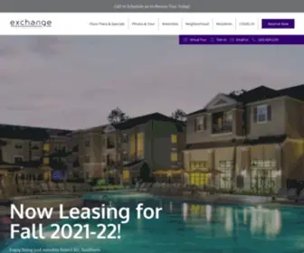 Theexchangeatbatonrouge.com(LSU Apartments) Screenshot