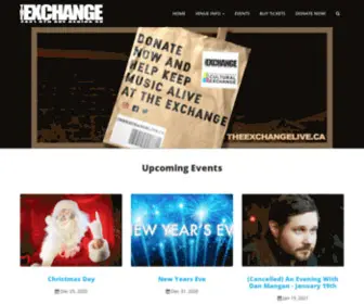 Theexchangelive.ca(The Exchange) Screenshot