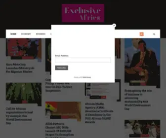 Theexclusiveafrica.net(Exclusive africa) Screenshot