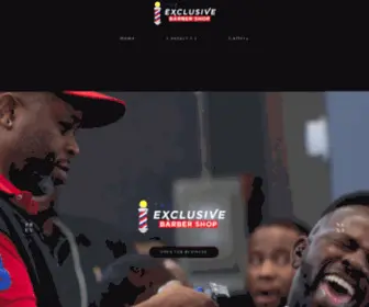 Theexclusivebarber.com(The Exclusive Barber Shop) Screenshot