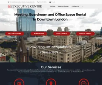 Theexecutivecentre.ca(London Private Office) Screenshot