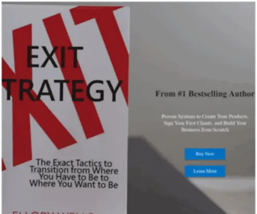 Theexitstrategybook.com(Exit Strategy) Screenshot
