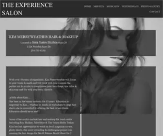 Theexperiencesalon.com( C) Screenshot