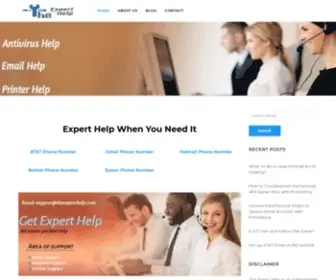 Theexperthelp.com(Expert Help) Screenshot