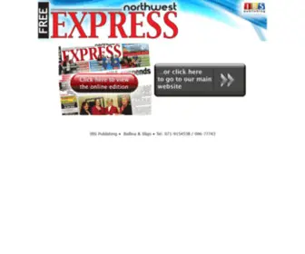 Theexpress.ie(NorthWest Express Free Monthly Newspaper Sligo Mayo Ballina Classifieds Xtra) Screenshot