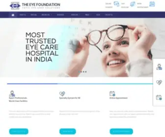 Theeyefoundation.com(Best Eye Hospital) Screenshot