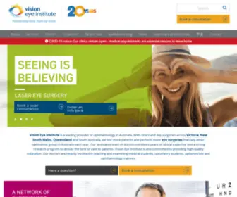 Theeyeinstitute.com.au(Vision Eye Institute) Screenshot