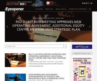 Theeyeopener.com(The Eyeopener) Screenshot