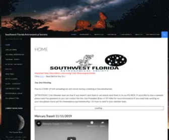 Theeyepiece.org(The Southwest Florida Astronomical Society) Screenshot