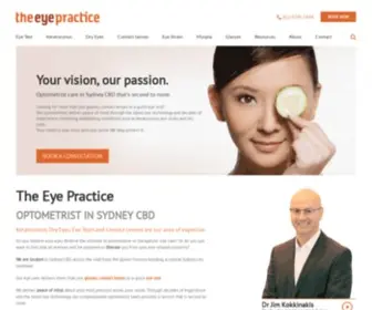 Theeyepractice.com.au(The Eye Practice) Screenshot