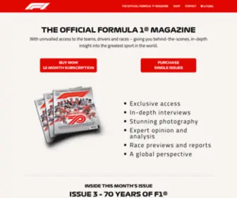 Thef1Magazine.com(The Official Formula 1 ® Magazine) Screenshot