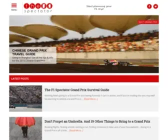 Thef1Spectator.com(The F1 Spectator) Screenshot
