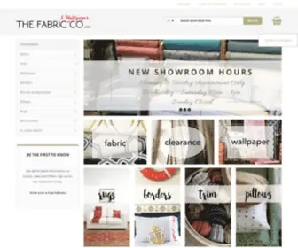 Thefabricco.com(Buy Fabric & Wallpaper Online) Screenshot