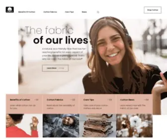 Thefabricofourlives.com(The Fabric of Our Lives) Screenshot