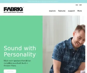 Thefabriq.com(Wifi Speakers) Screenshot