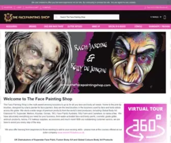 Thefacepaintingshop.com(The Face Painting Shop) Screenshot