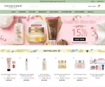 Thefaceshop.in(The Face Shop) Screenshot